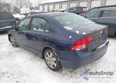 2008 Honda Civic Lx из США, поврежденный, VIN 1HGFA16598L026060